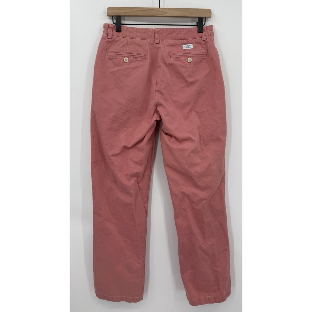Vineyard Vines Pants Mens 30x32 Orange Pink Cotton Straight Leg‎ Colorful Preppy